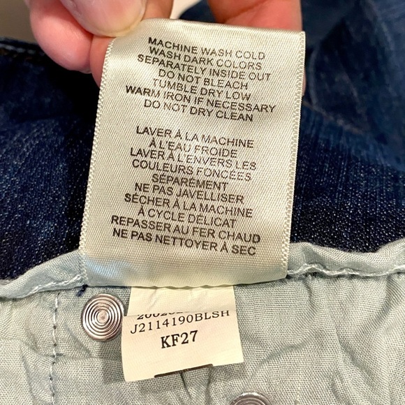 JAG Jeans Hi Rise Boot Leg 5 Pocket Design Faux Zipper Pull-on Closure Size 4 - Picture 8 of 11